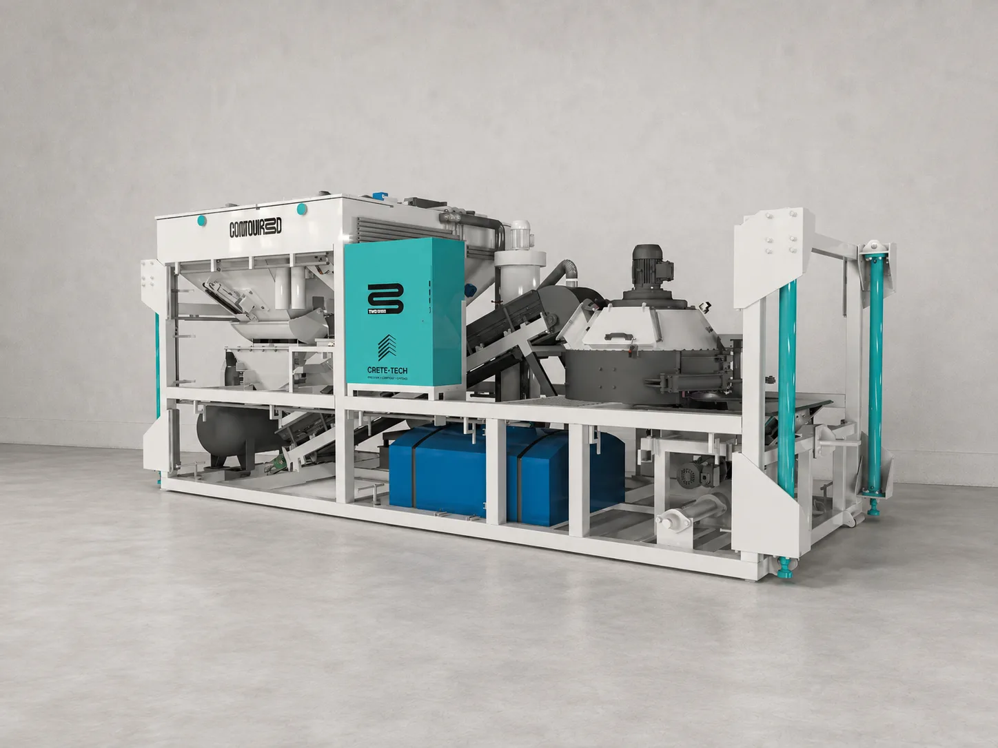 The TITAN mobile 3D batching plant by Contour3D